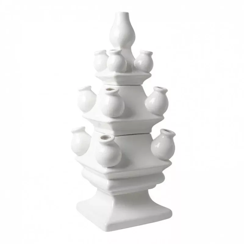Tulip Vase 3-piece White