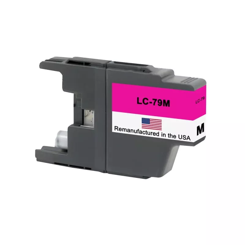 U.S. Remanufactured for Brand for Brother LC79M Magenta Ink Cartridge