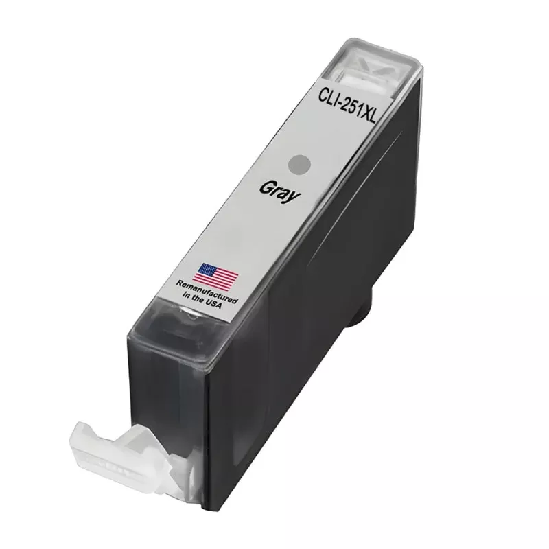 U.S. Remanufactured for Canon CLI-251XL Gray Ink Cartridge