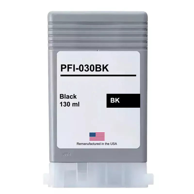 U.S. Remanufactured for Canon PFI-030 130mL Black