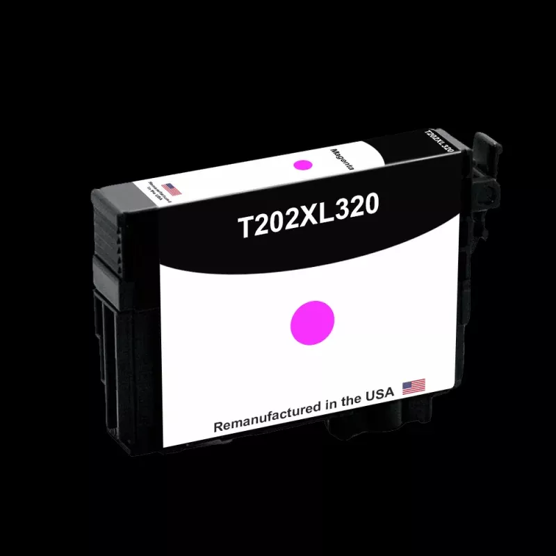 U.S. Remanufactured for Epson T202XL High Yield Magenta, T202XL320