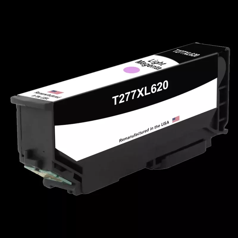 U.S. Remanufactured for Epson T277XL High Yield Light Magenta, T277XL620