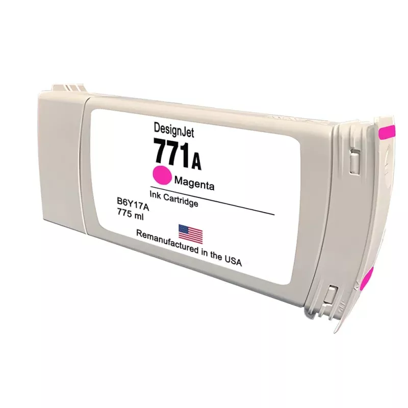 U.S. Remanufactured for HP 771 – 775ml (B6Y17A) Magenta Ink Cartridge