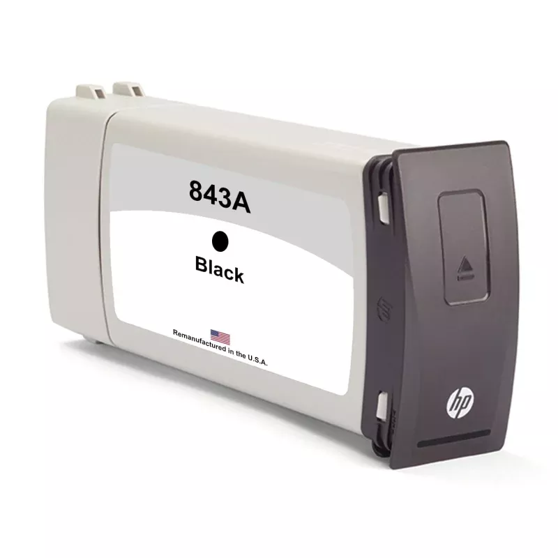 U.S. Remanufactured for HP 843A Black C1Q57A