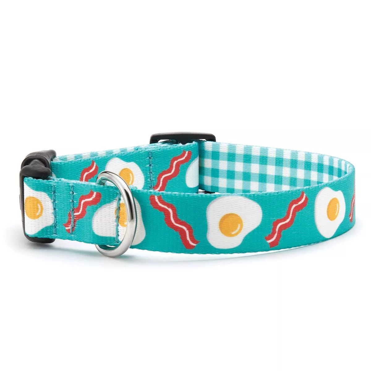 Up Country Brunch Bunch Printed Cast Brass Dog Collar