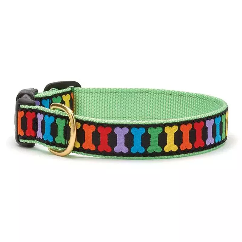 UP COUNTRY Rainbones Dog Collar X-Large 18″-24″