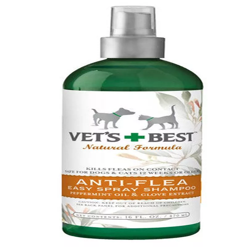 Vet’s Best Anti-Flea Easy Spray Shampoo for Dogs 16 fl. oz – Default Title