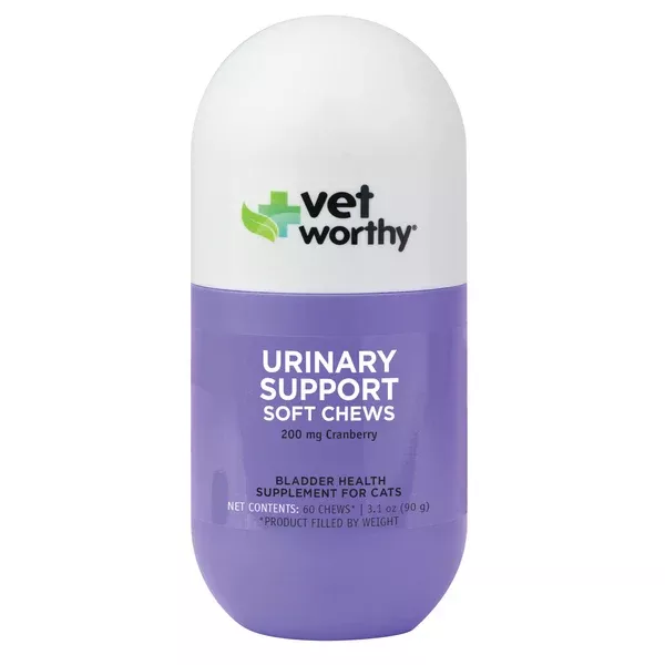 Vet Worthy Urinary Aid Chews For Cats – 60 Count