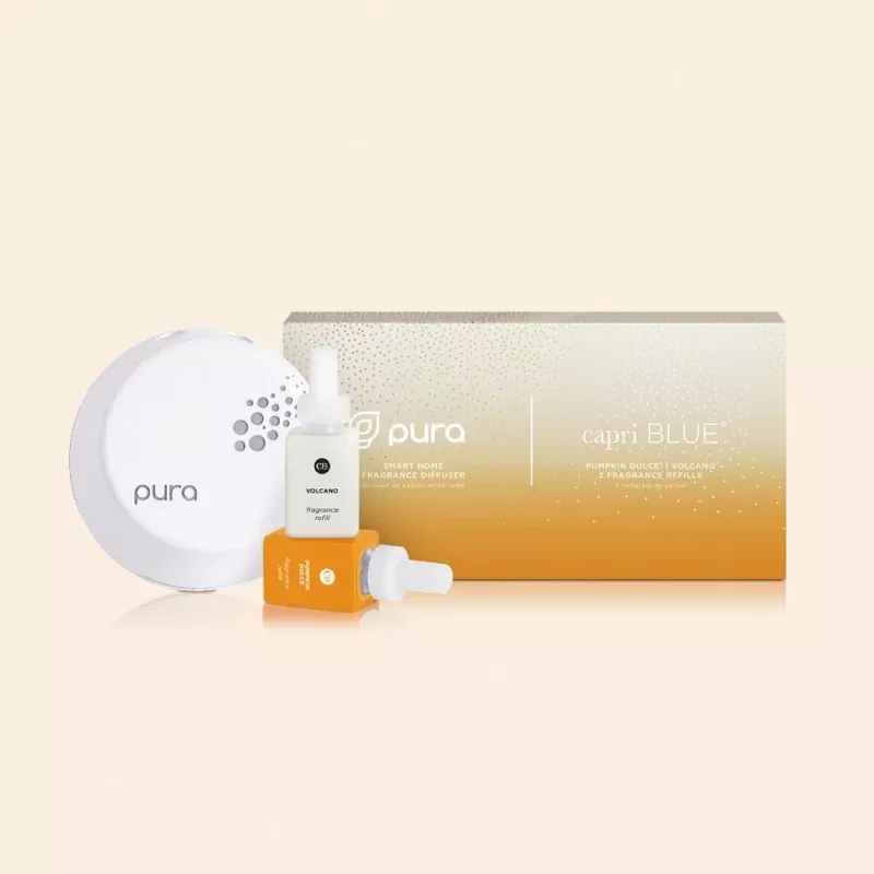 Volcano and Pumpkin Dulce Pura Smart Home Diffuser Kit V4