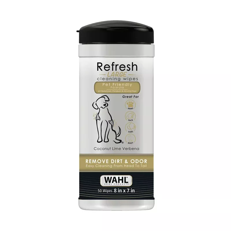 Wahl Dog Cleaning Wipes – Coconut Lime