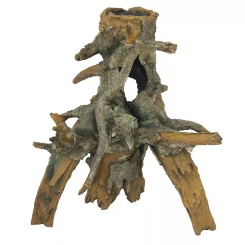 Weco, Weco Products Wecorama Aquarama Witch Tree, Grey/Brown, 1 Each/Medium