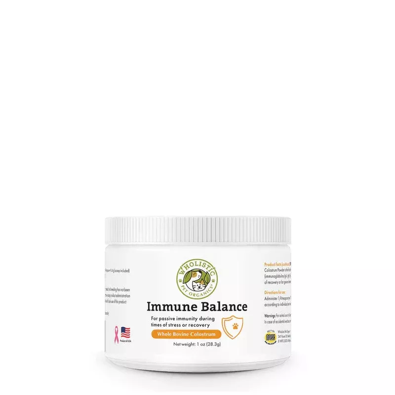 Wholistic Pet Organics Immune Balance – Colostrum