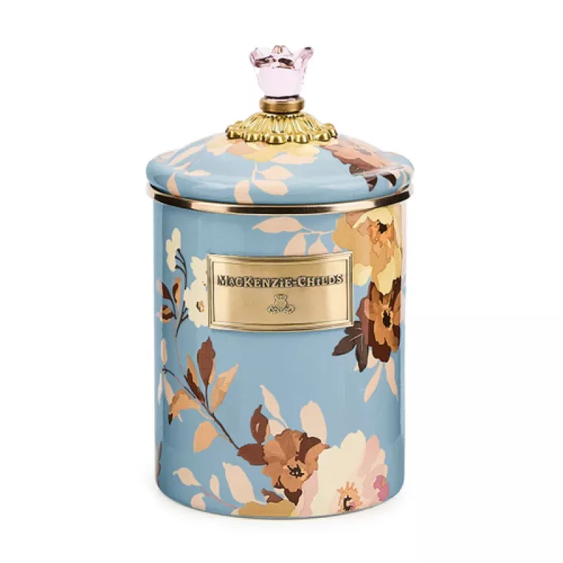 Wild Rose Slate Canister – Medium