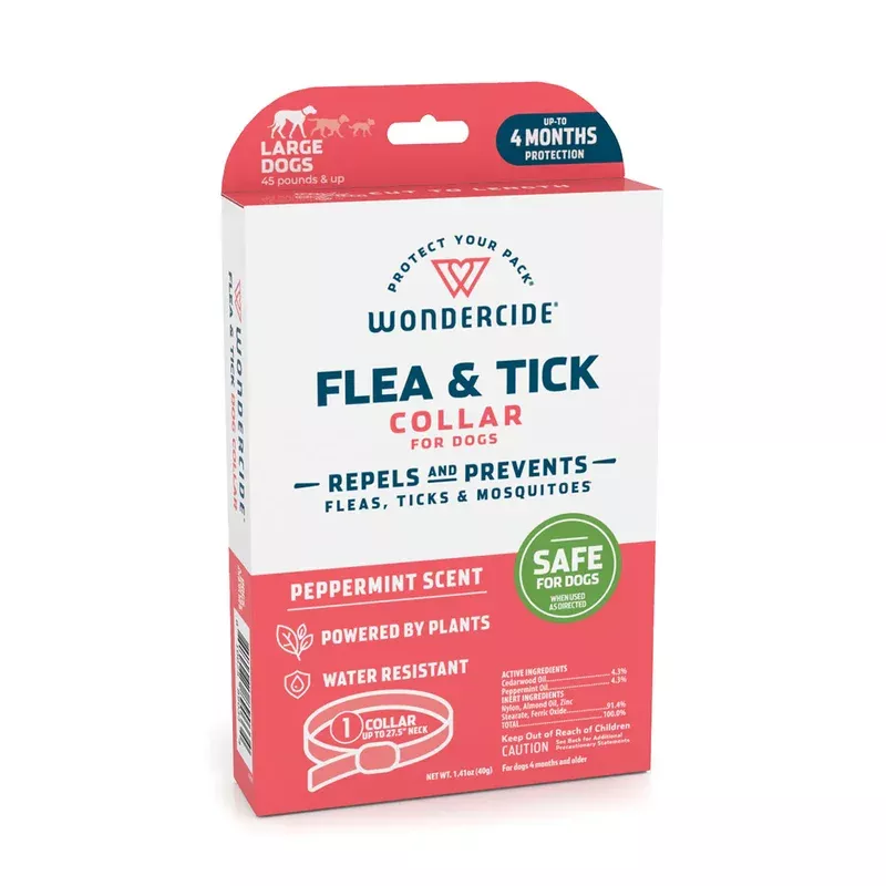 Wondercide Flea & Tick Collar for Dogs Peppermint Large (up to 27.5″)