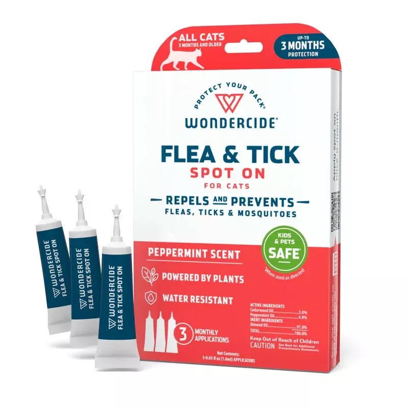 Wondercide Flea & Tick Spot On for Cats – Peppermint