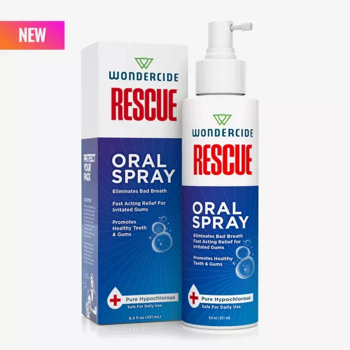 Wondercide Rescue Oral Spray For Dogs & Cats – 8.5oz Spray Bottle