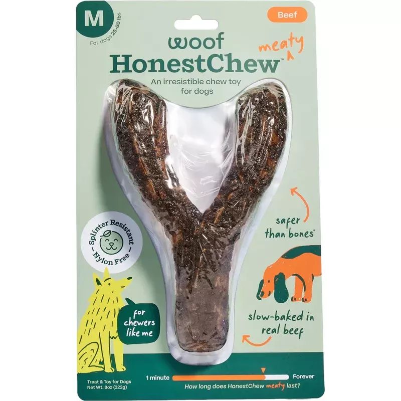 WOOF HonestChew Meaty YGnawt – Medium