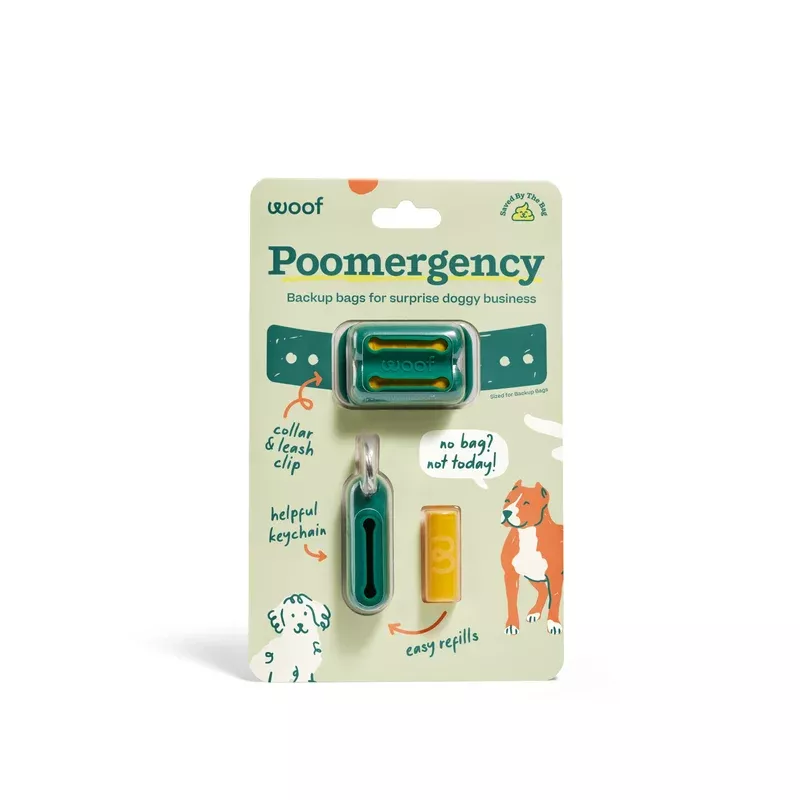 WOOF Poomergency Green