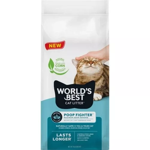 Worlds Best Cat Litter, World’S Best Cat Litter Poop Fight Mfg Prblm0801, 8 Lbs