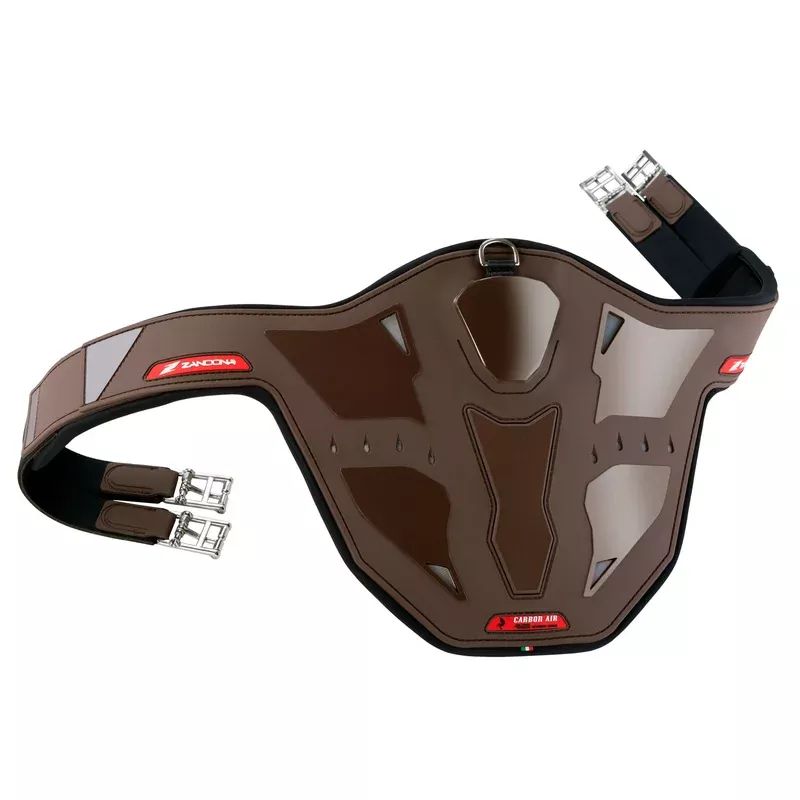 Zandona Carbon Air Stud Guard Girth Brown