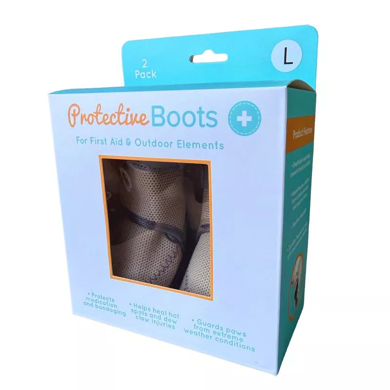 ZenPet Protective Dog Boots Large, 2 pk