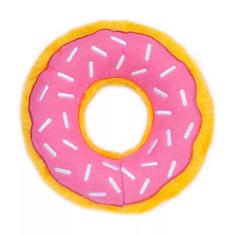 ZippyPaws Donutz Dog Toy Strawberry MD – Default Title