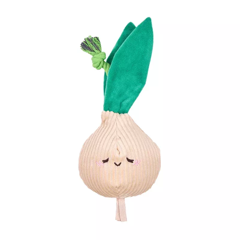 Zippypaws Plush Dog Toy Crinkle Crops Onion