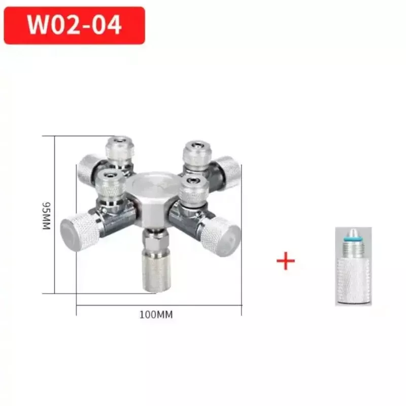 ZNDR Co2 Splitter Distributor Manifold – 6 Way
