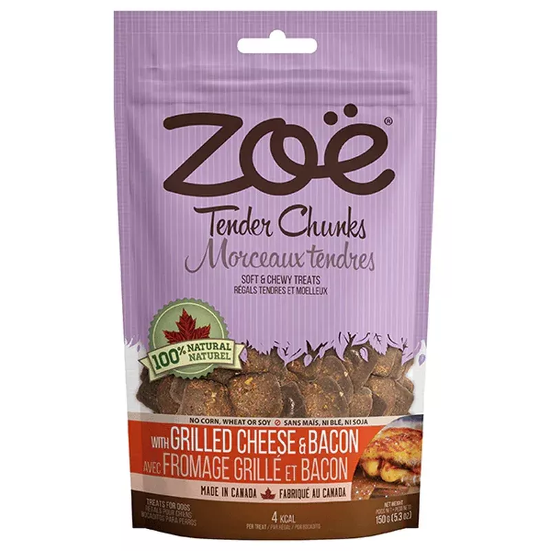 Zoe Tender Chunks Grilled Cheese & Bacon Flavour