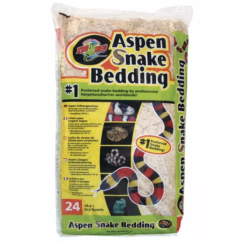 Zoo Med Aspen Snake Bedding Tan 24 qt