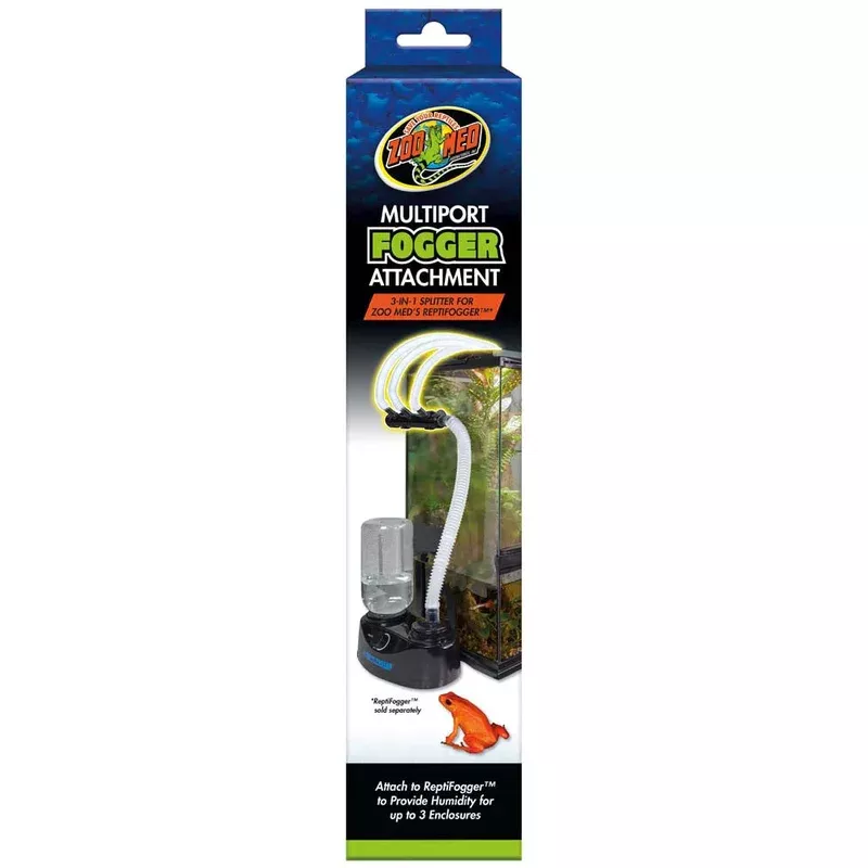 Zoo Med Multiport Fogger Attachment 3-in-1 Splitter Black