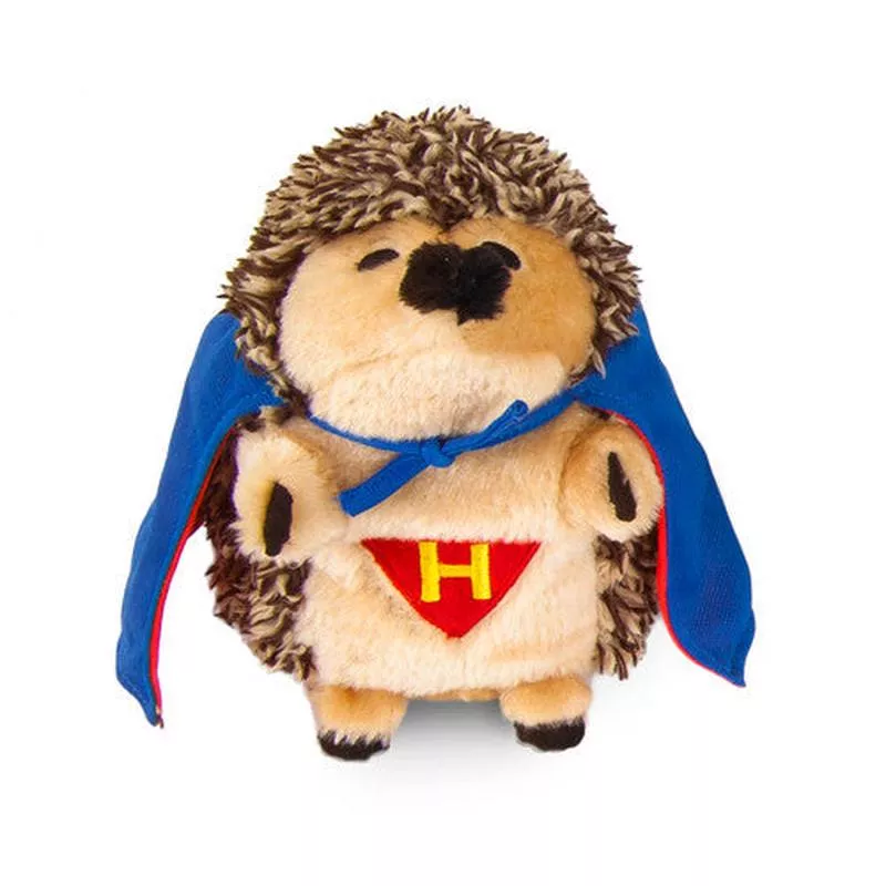 ZOOBILEE Super Hero Heggies Plush Dog Toy Multi-Color One Size – Default Title