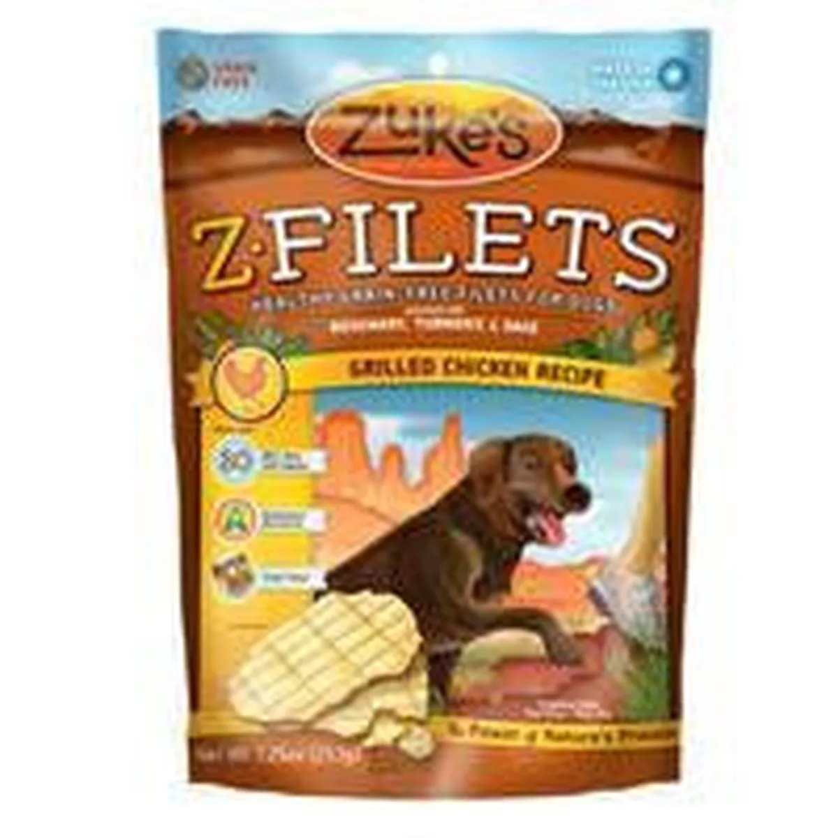 Zuke’s Grain Free Z-Filets Premium Chicken 7.5 oz.