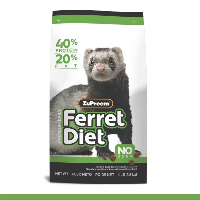 ZuPreem Premium Ferret Diet Dry Food 4 lb (D)