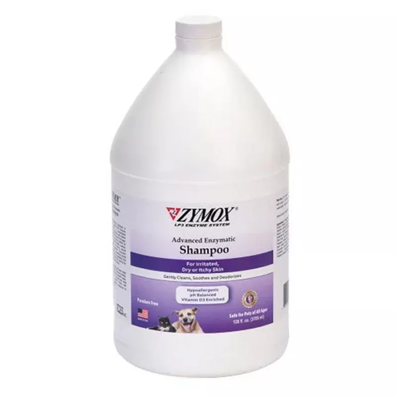 Zymox, Advanced Enzymatic Shampoo for Dry or Itchy Skin, 1 Count / 1 Gallon